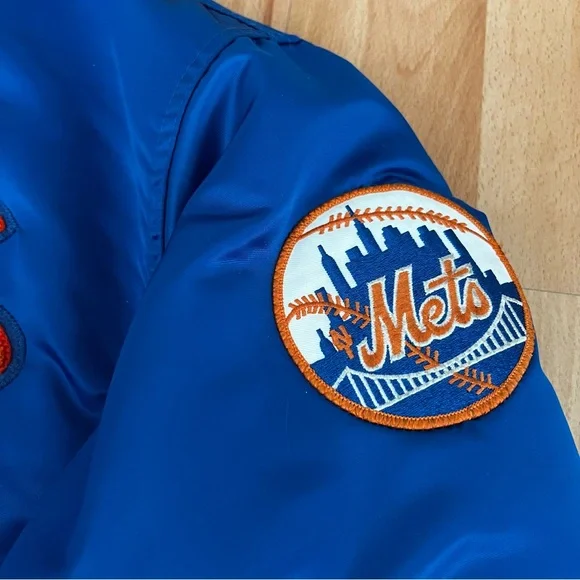 New York Mets Vintage Jacket by Starter XL - Picture 3 of 9